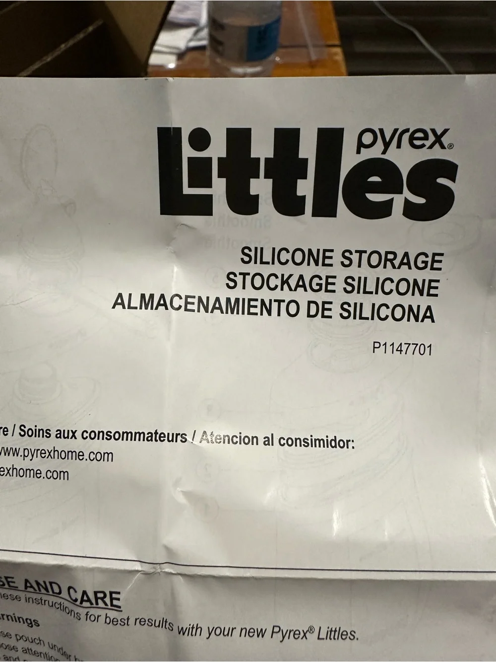 Pyrex Littles Silicone Baby Snack storage set